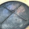 Griswold Slant Logo With The Griswold Mfg Co, Erie PA 738B, Cast Iron Griddle No 8, Full Label