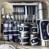 Brand New Wenzel Picnic Set: Case, Flatware, Plates, Thermos, Cups, Mugs,napkins, Tablecloth, Cups, Bowls, S/P
