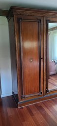 Antique English Armoire, Mahogany With Channel Greek Key Design. True Masterpiece From England