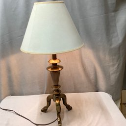 Brass Table Lamp With 3 Legs