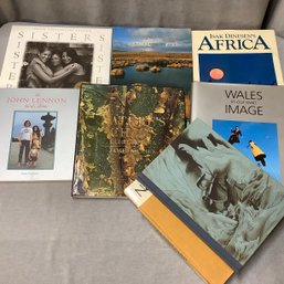 Coffee Table Books, John Lennon, Eliot Porter's Nature's Chaos, Sisters, Wales, Nantucket, Martha's Vineyard