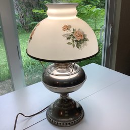 Antique Rayo Chrome Hurricane Lamp