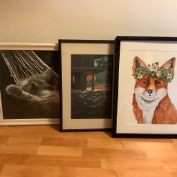 3 Cute Framed Art Prints