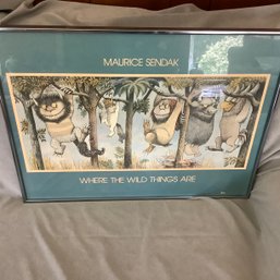 Vintage Framed Print Of Maurice Sendak's Cover Of 'Where The Wild Things Are'
