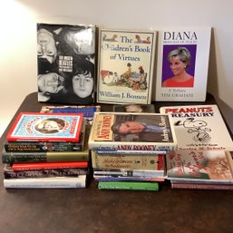 Coffee Table Books, The Unseen Beatles, Diana, Peanuts, Andy Rooney, Robert Frost, Jim Henson