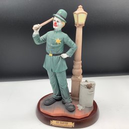 Limited Edition Abe Goldstein Keystone Kop, 1985, Circus World Museum Clown Alley Famous American Clowns