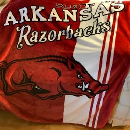 Arkansas Razorbacks Soft Plush Throw Blanket