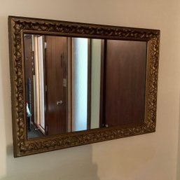Bronzed Gold Colored Large Vintage Wall Mirror