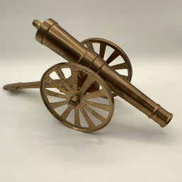 Vintage Solid Brass Cannon