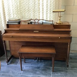 Baldwin Piano With Bench, Recently Tuned And Still Regularly Used