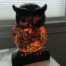 Stained Glass Owl Nightlight