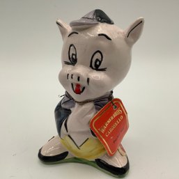 Vintage Porky Pig Warner Bros Carosello Decanter From Italy