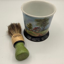 Vintage Shaving Mug Including Strong Set Shaving Brush