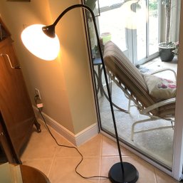 Floor Lamp, Weighted Base, Adjustable Shade