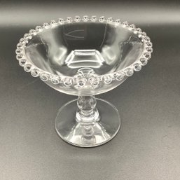 Imperial Glass Beaded Compote