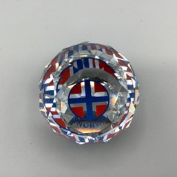 S/S Crystal Norway Paperweight (Swarovski)