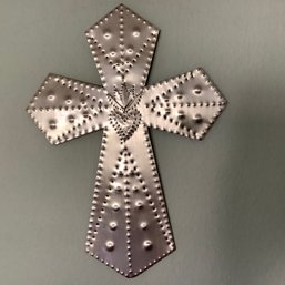 B.C. Designs Punched Tin Cross Wall Art