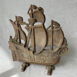 Vintage Brass Ship Door Stop