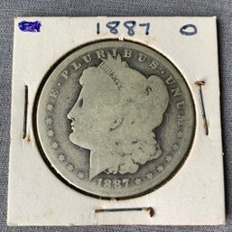 1887 O Morgan Silver Dollar