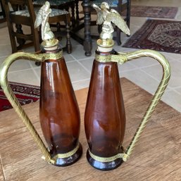 ONE OF A KIND! 2 Antique Anheuser Busch Bottle Steins. YOU MUST READ THE ENTIRE DESCRIPTION