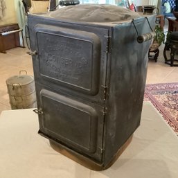 Antique Conservo Cooking  Biscuit Oven, Made By Toledo Cooking Co, Dated Feb 5 1907