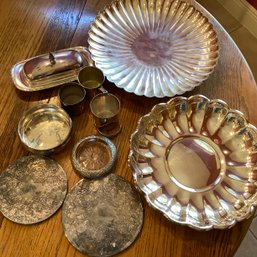 11 Piece Silver Plated Lot