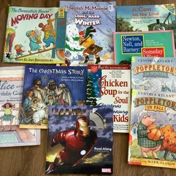 Children's Books, Berenstain Bears, Thomas The Train, Poppleton, Iron Man With CD, Chicken Soup Kids