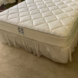 Queen Size Sealy Mattress And Boxspring And Bed Frame