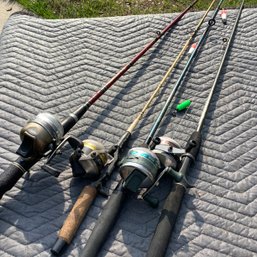 4 Fishing Rod And Reel Combos