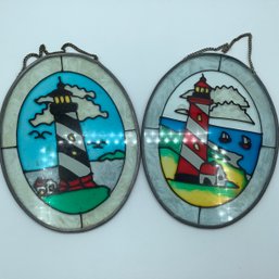 2 Sun Catchers Lighthouses