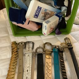 Belts Including Brighton And Ladies Belts, Socks And Medical Legwear