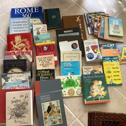 Books And Magazines Including Chinese And Japanese Art, American Indian Art, Dr Seuss, Health, Rockwell