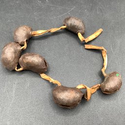 Rawhide & Metal Primitive African Amayugi Ankle Bells