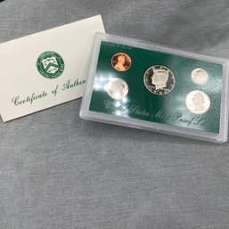 1994 US Mint Proof Coin Set With COA