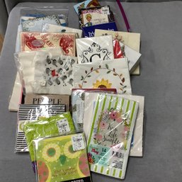 Novelty Paper Napkins, Owls, Birds, Cats, Cocktail, Hedgehogs And More