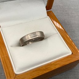 1960 Coin Ring, Made From A Quarter Dollar