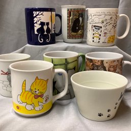 8 Coffee Mugs - All Cats