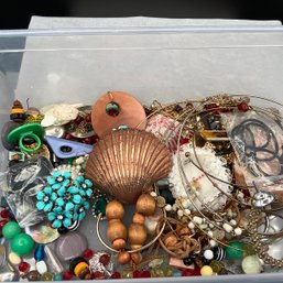 Huge Lot Of Jewelry Bits And Pieces