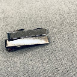 2 Sterling Silver Tie Bars, One Signed WEH (Walter E Hayward)