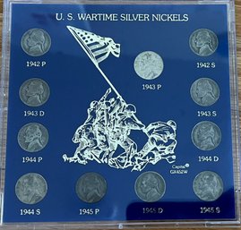 US Wartime Silver Nickels