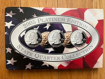 2005-P Platinum Edition State Quarter Collection W/Box BU