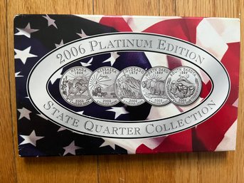 2006-P Platinum Edition State Quarter Collection W/Box BU