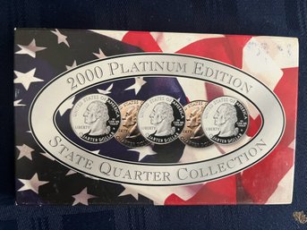 2000-P Platinum Edition State Quarter Collection W/Box BU