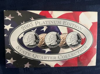 2003-P Platinum Edition State Quarter Collection W/Box BU