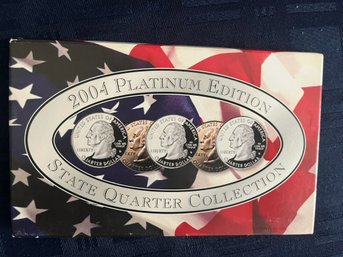 2004-P Platinum Edition State Quarter Collection W/Box BU