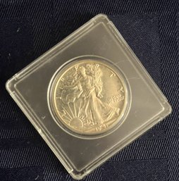 191Silver Walking Liberty Half Dollar