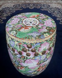 Chinese Porcelain Floral Garden Stool