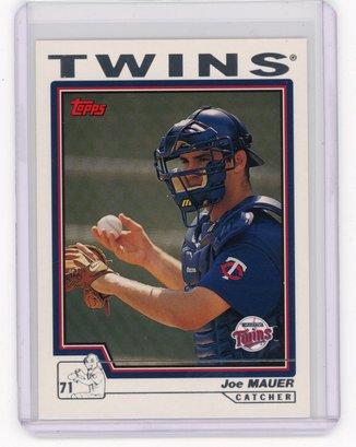 Topps Baseball Joe Mauer Rookie Card