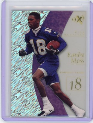 1998 Ex Football Randy Moss Rookie Card