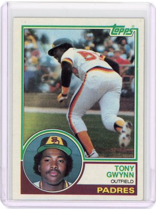 1983 Topps Baseball Tony Gwynn Rookie Card